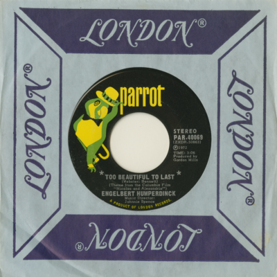 Too Beautiful To Last / A Hundred Times A Day (1972)