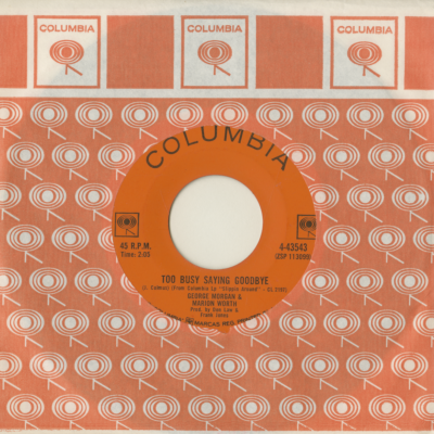 Too Busy Saying Goodbye / Saving All My Love For You