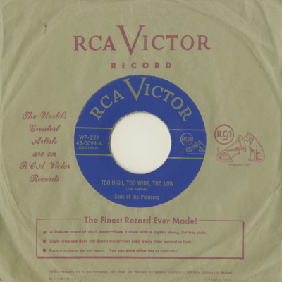 Too High Too Wide Too Low / Rounded Up In Glory (1949)