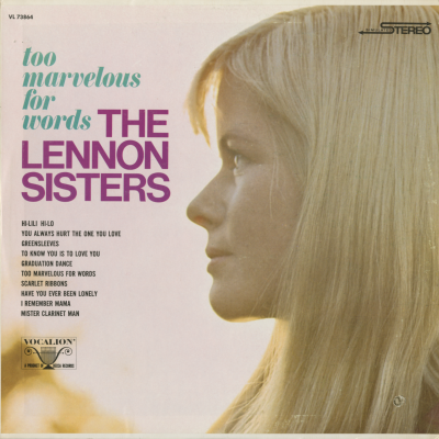 Too Marvelous For Words