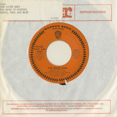 Too Much Of Nothing / The House Song (1967)