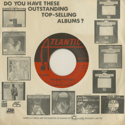 Too Weak To Fight / Let Me Comfort You (1968)