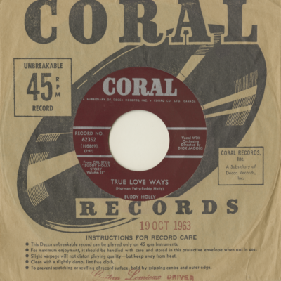 True Love Ways / Bo Diddley