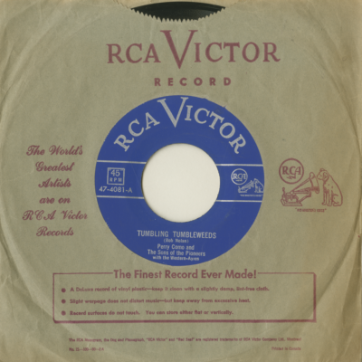 Tumbling Tumbleweeds / You Don't Know What Lonesome Is (1951)