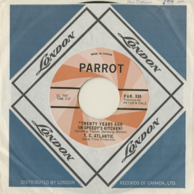 Twenty Years Ago In Speedy's Kitchen / I'm So Glad (1968)