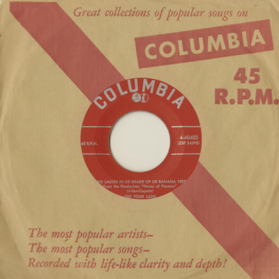 Two Ladies In The Shage Of The Banana Tree / Dance Calinda