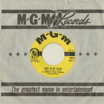 Here In My Heart / Two Lovers