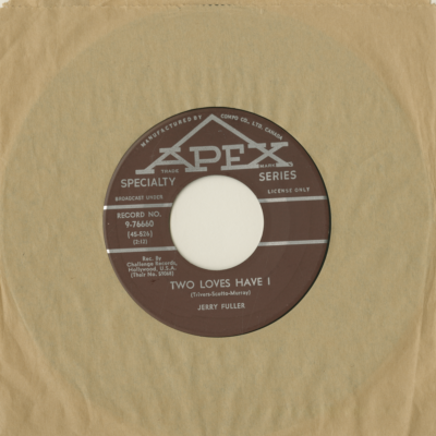 Two Loves Have I / I Dreamed About My Lover