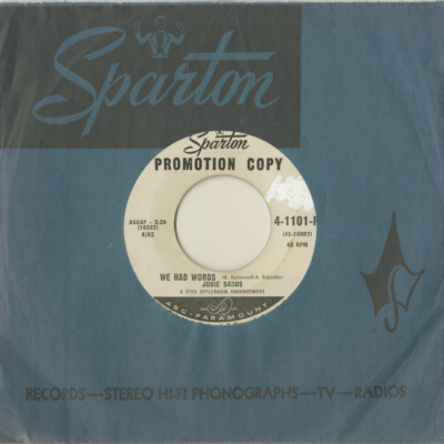 We Had Words / Uno Momento (1962)