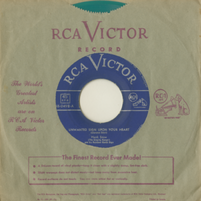 Unwanted Sign Upon Your Heart / Your Locket Is My Broken Heart (1951)