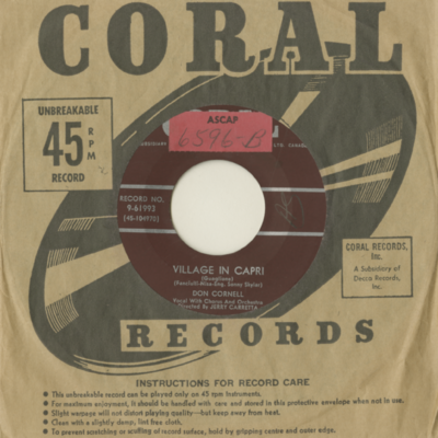 Village In Capri / You Go To My Head