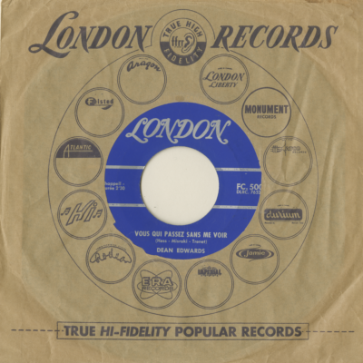 Vous Qui Passez Sans Me Voir / Ca Fait Boumi (1961)