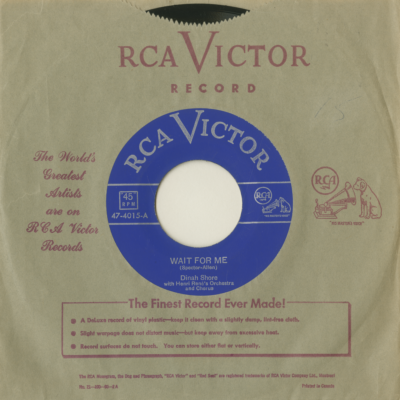 Wait For Me / Down In Nashville Tennessee (1951)