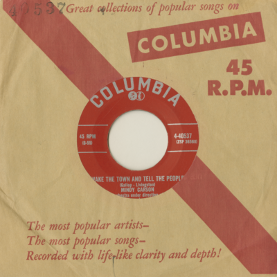 Wake The Town And Tell The People / Hold Me Tight