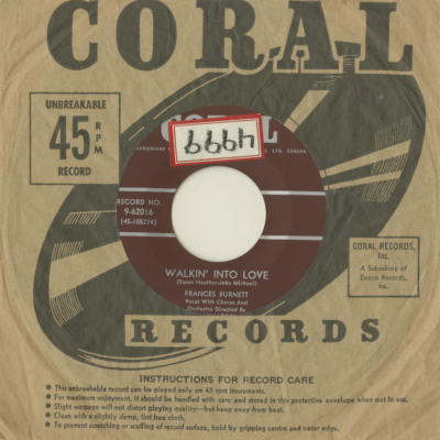 Walkin' Into Love / Look Up (1958)