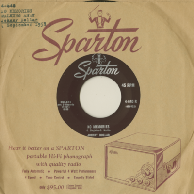 Walking Away / No Memories (1958)