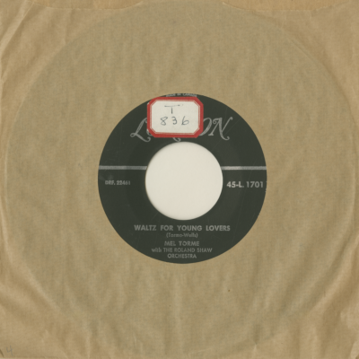 Waltz For Young Lovers / I Don't Want To Walk Without You