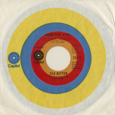 Wanderin' Star / Chuckwagon Son Of A Gun