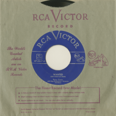 Wanted / Look Out The Window (1954)