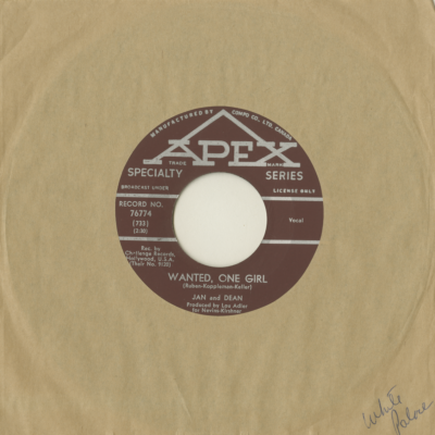 Wanted One Girl / Something A Little Bit Different