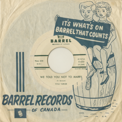 We Told You Not To Marry / Takin' Care Of Business (1959)