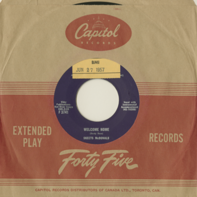 Welcome Home / Your Sweet Love Is Gone (1957)