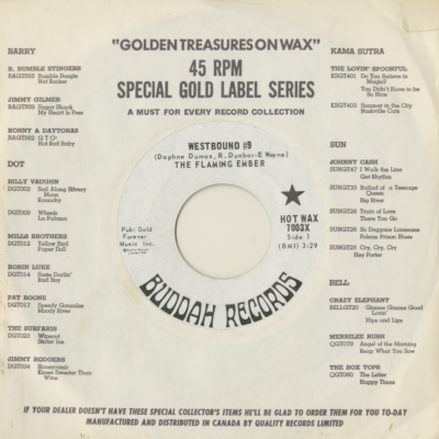 Westbound #9 / Why Don't You Stay (1969)