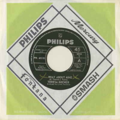 What About Mine / Say Something Sweet To Your Sweetheart