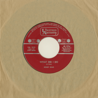 What Did I Do / Rosie Why Do You Wear My Ring (1962)