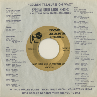 What In The World's Come Over You / Burning Bridges (1963)