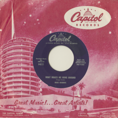 What Makes Me Hang Around / Gambler's Love (1959)