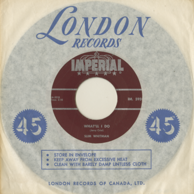 What'll I Do / So Long Mary