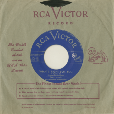 What's Right For You / If You Can Dream