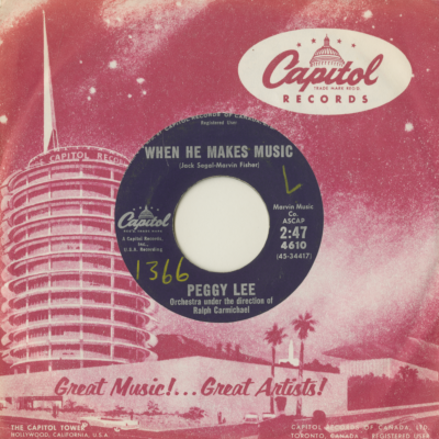 When He Makes Music / Hey Look Me Over (1961)