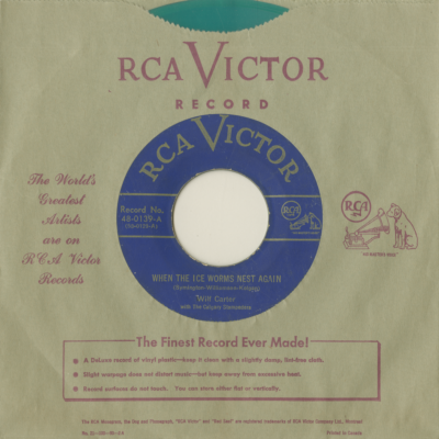 When The Ice Worms Nest Again / Shackles And Chains (1949)