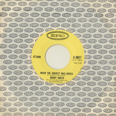 When The Subject Was Roses / I Can't Begin To Tell You