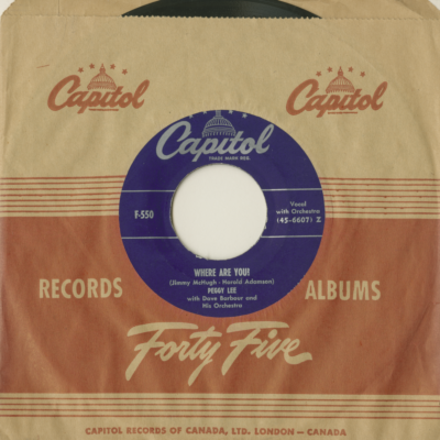 Where Are You / Ay Ay Chug A Chug (1950)