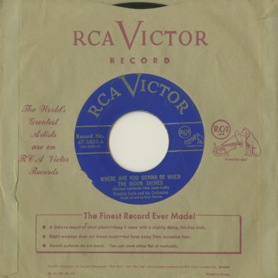 Where Are You Gonna Be When The Moon Shines / Maple Leaf Rag  (1950)