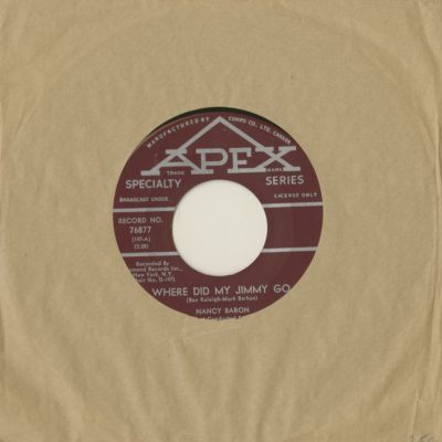 Where Did My Jimmy Go / Tra La La I Love You (1963)