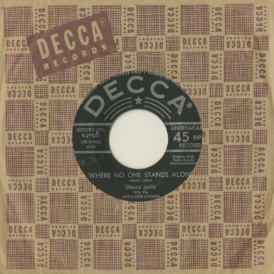 Where No One Stands Alone / My Lord Will Lead Me Home