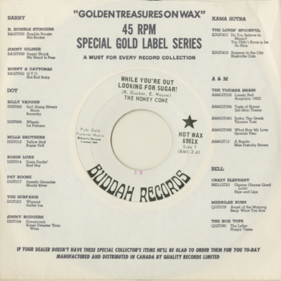 While You're Out Looking For Sugar / The Feeling's Gone (1969)