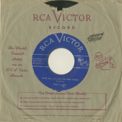 Who Am I To Cast The First Stone / These Ruins Belong To You (1955)