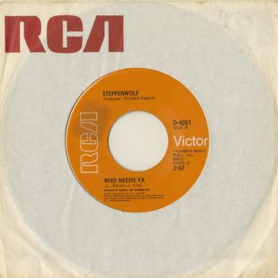 Who Needs Ya / Earschplittenloudenboomer (1970)