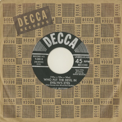 Who Put The Devil In Evelyn's Eyes / Beware