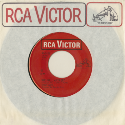 Who Will Answer / I Just Wanted To Know