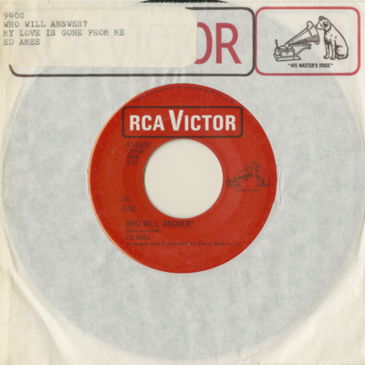 Who Will Answer / My Love Is Gone From Me