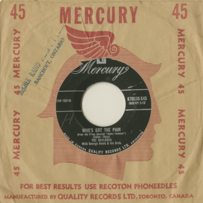 Who's Got The Pain / Chee Chee-OO Chee (1955)