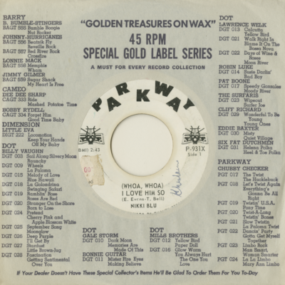 Whoa Whoa I Love Him So / Part 2 (1964)