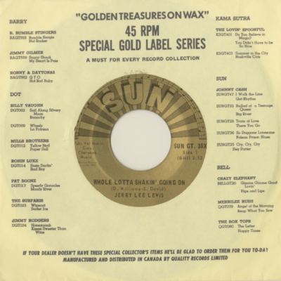 Whole Lot Of Shakin' Going On / It'll Be Me