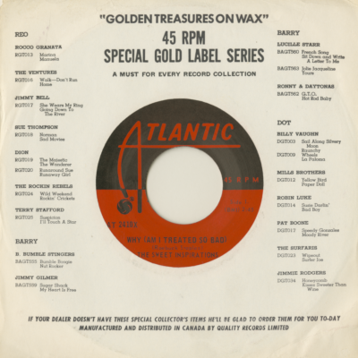 Why Am I Treated So Bad / I Don't Want To Go On Without You (1967)